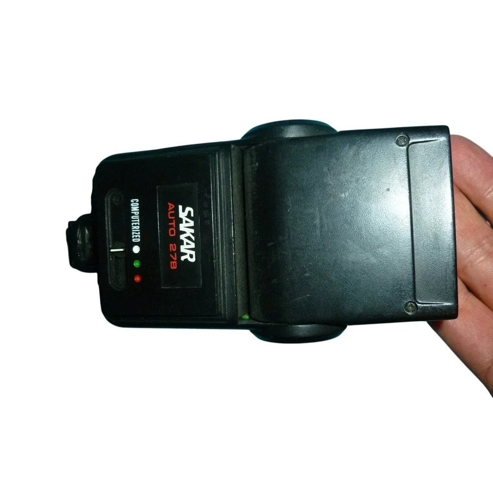 Sakar Auto 27B Computerized Electronic Flash Universal‎ Hot Shoe Vintage Black